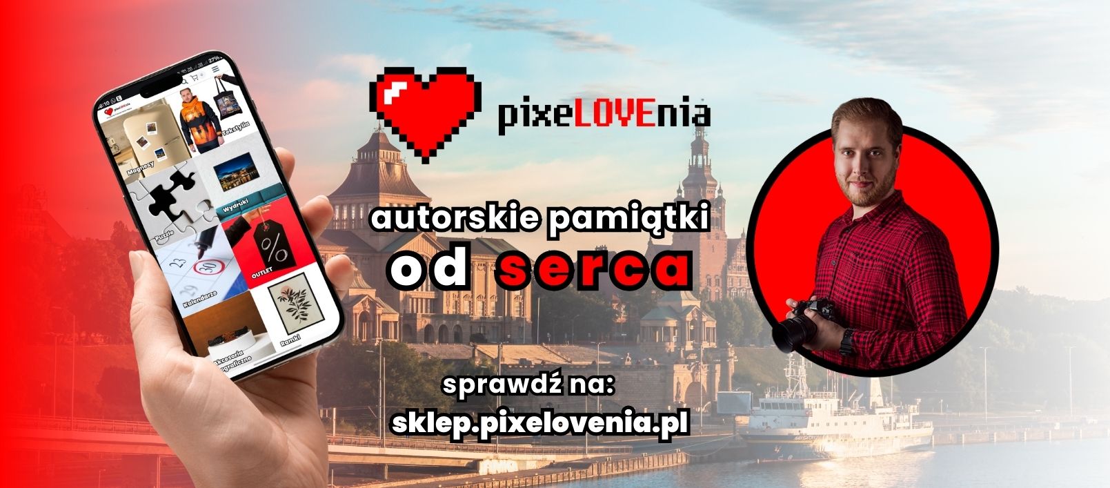 Sklep pixeLOVEnia - szczecińskie pamiątki od serca